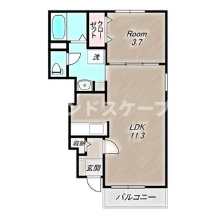 シュティルA【1階】の間取り