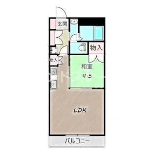 高砂ハイツ高崎東口【2階】の間取り