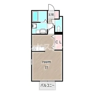 ベルテ【1階】の間取り