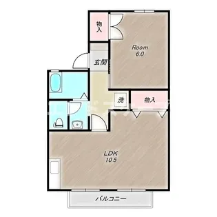 エピナール A【1階】の間取り