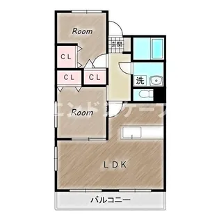 第3桜ハイツ【3階】の間取り