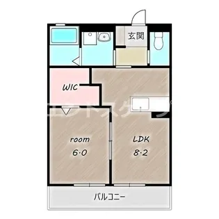 ハピネス【2階】の間取り