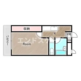 アシエヒルズ【207号室】の間取り