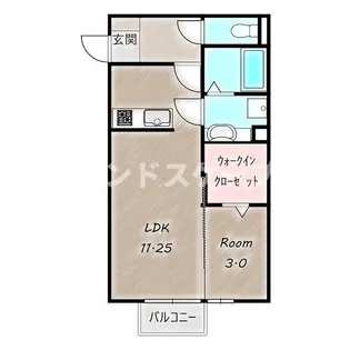 ウィットS鳥羽【1階】の間取り