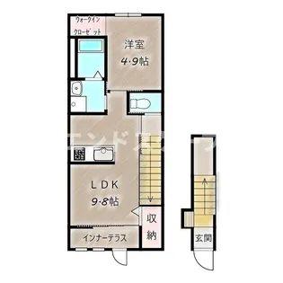 グランドパーク【2階】の間取り