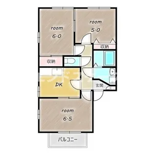 ディアス55 EAST【1階】の間取り
