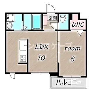 Y’sアビタシオンⅡ【3階】の間取り