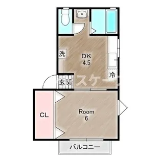 コンフォートハイツ【2階】の間取り