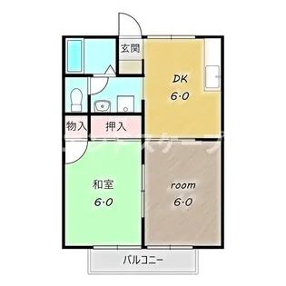 レーベン・ヒグチ【101号室】の間取り