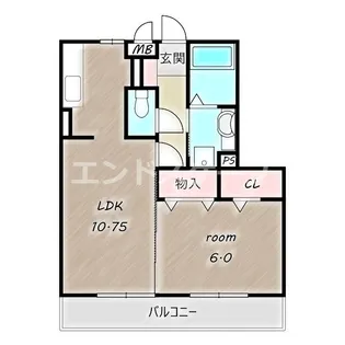 サンライフ藤家【1階】の間取り