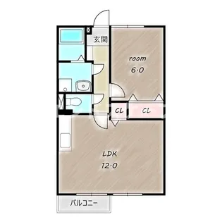 リヴェールB【2階】の間取り