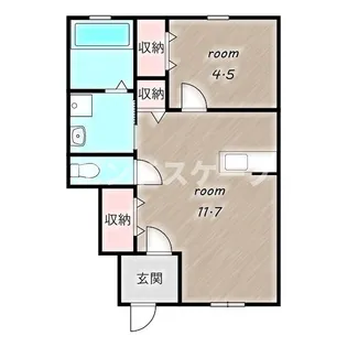 Blue mouintain【1階】の間取り