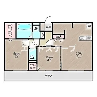 フェリス【3階】の間取り