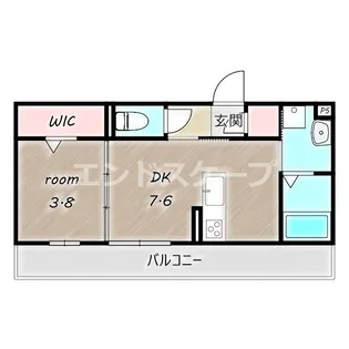 カサソレイユ【2階】の間取り