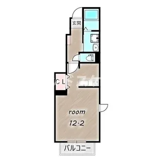サンセールメゾン【1階】の間取り
