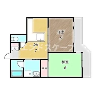 ローラン【1階】の間取り