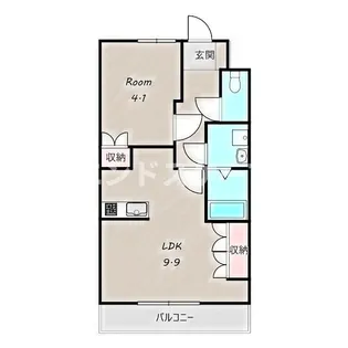 クレア【2階】の間取り