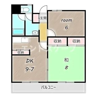 フレアプランドール【2階】の間取り