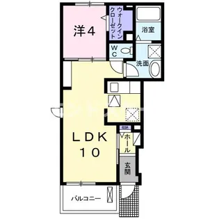 ガーデン パレス【1階】の間取り