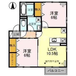 さざんか A【2階】の間取り