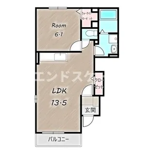 グレイスA【1階】の間取り