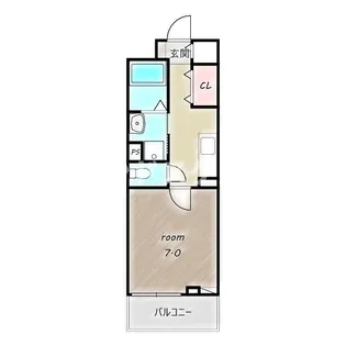 エクシードⅢ【1階】の間取り