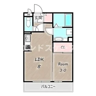 ナッツ A【3階】の間取り