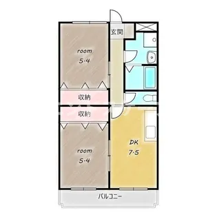 ミルキーウェイ【3階】の間取り