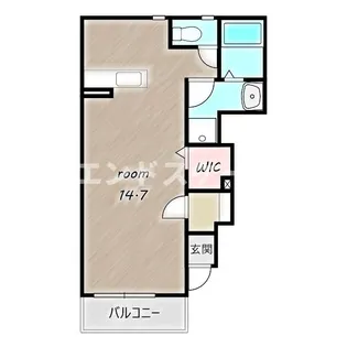 カルム・ド・パルク【1階】の間取り