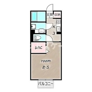 グランテラス中央町【1階】の間取り