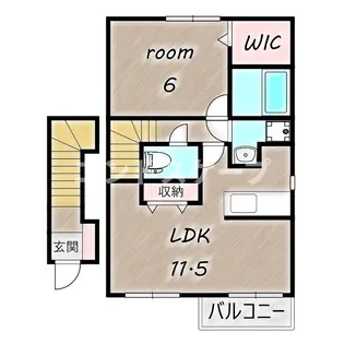 オーブ【2階】の間取り