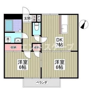 ヴィラ・オトンヌC【1階】の間取り