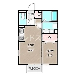 ETERNA宮子【1階】の間取り