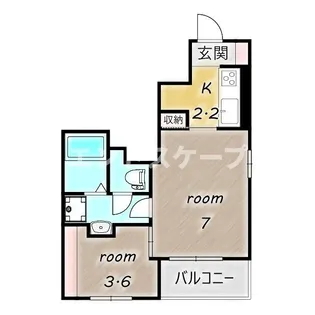 K−PLAZA【1階】の間取り