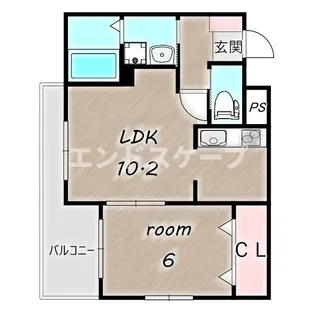 Y’sアビタシオンⅡ【4階】の間取り