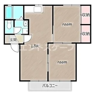 パティオ【1階】の間取り