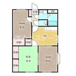 タカハシマンションⅡ【2階】の間取り