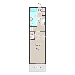 サウス グレースマンション【3階】の間取り