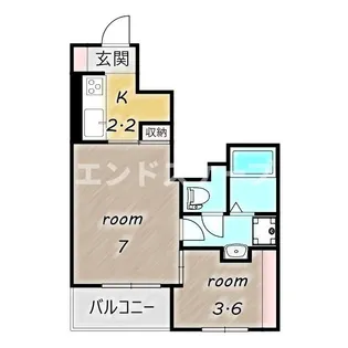 K−PLAZA【1階】の間取り