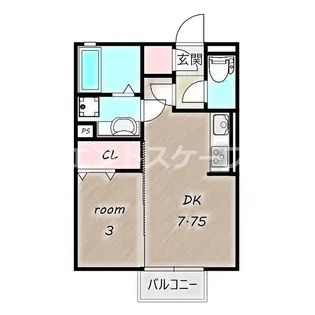 Freesia【2階】の間取り
