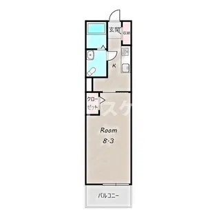 サウス グレースマンション【1階】の間取り