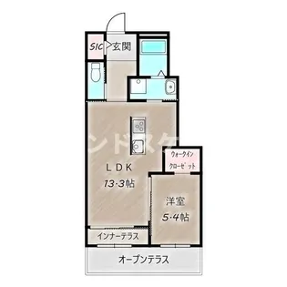 スワセントフィールド【1階】の間取り