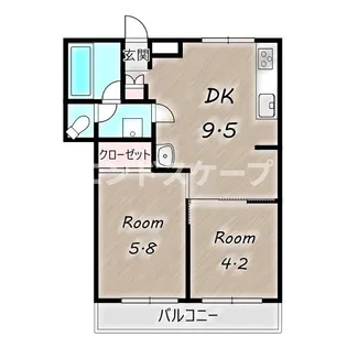 桜が丘ハイツ【1階】の間取り