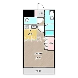 ルミエール七日市【1階】の間取り