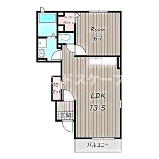 ブレッザ Ⅱ【1階】の間取り