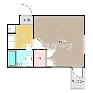 ウイングマンション【3階】の間取り