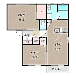 サンメゾン泉沢 A【1階】の間取り
