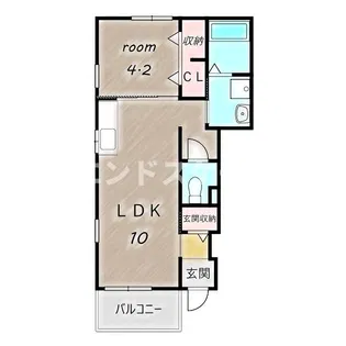 エレガント・パレス【1階】の間取り