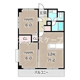 アトランティス【1階】の間取り