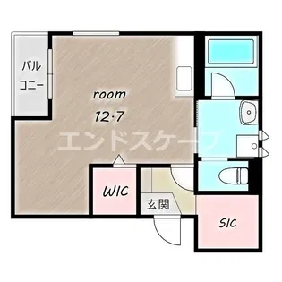 ユーフォルビア【2階】の間取り
